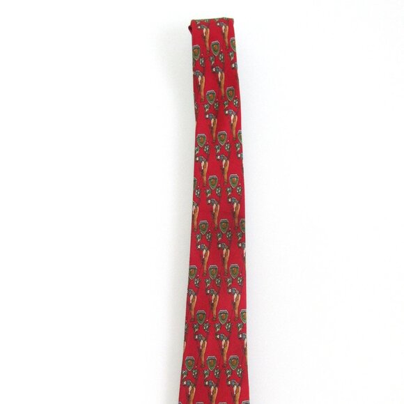 Salvatore Ferragamo Men's Golf Silk Tie - Picture 3 of 5